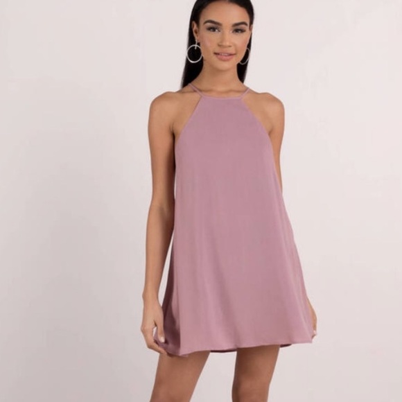 Tobi Light Purple Mini Shift Dress - Picture 1 of 3